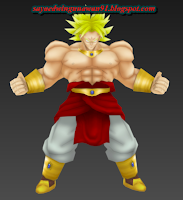 Papercraft Broly XXL HD