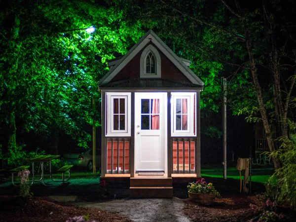 Scarlett the tiny house of Mt Hood Village Resort in Oregon