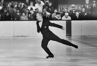 Photograph of Olympic Gold Medallist in figure skating David Jenkins