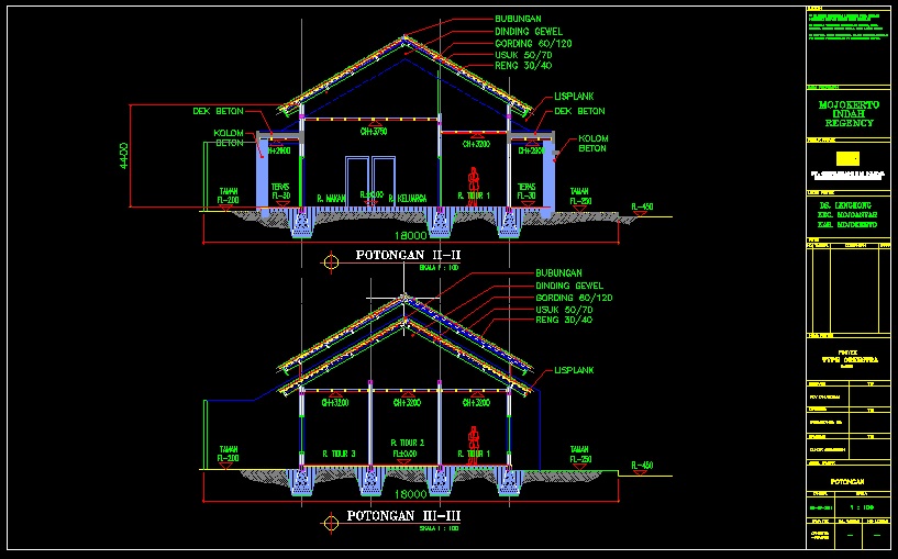 Desain Atap Rumah  2022 Desain Atap Rumah  Dwg