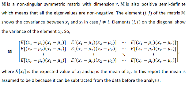 covariance matrix of X with mu as mean