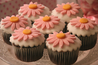 Cupcakes Decorados con Flores