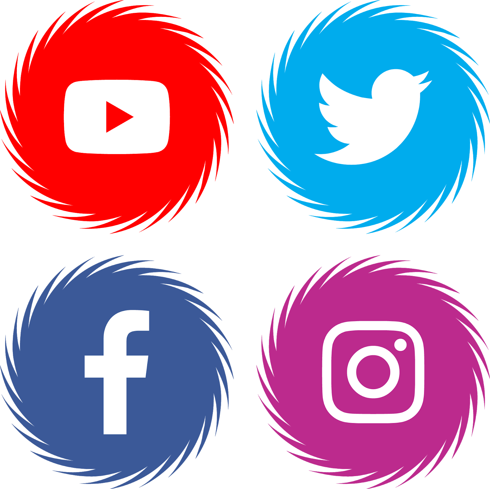 Facebook Twitter Instagram Logo Png White Instapicstech