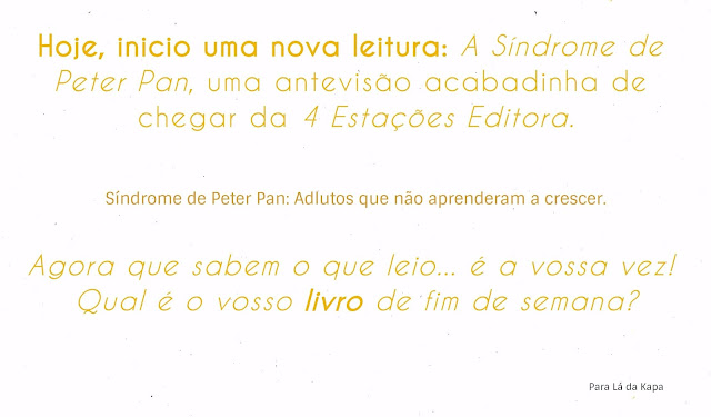 Livro A Síndrome de Peter Pan