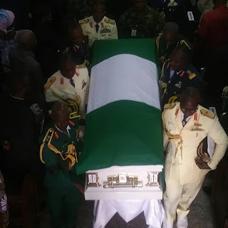 Photos From The Funeral Of Ex-air Force Chief, Alex Badeh