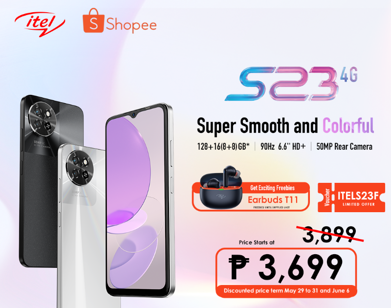 itel S23 256GB Variant Has Under Php 6k Price in the Philippines