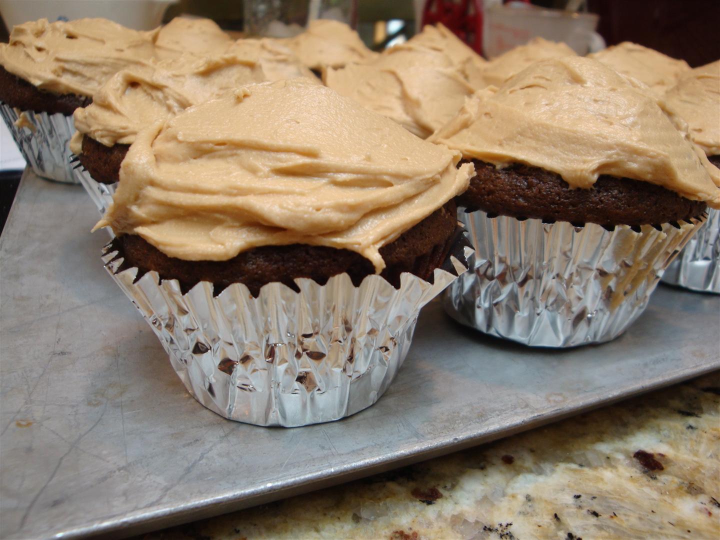 to Friday~Chocolate Food unsweetened with Buttercream mom: make how  Coffee buttercream vintage Cupcakes