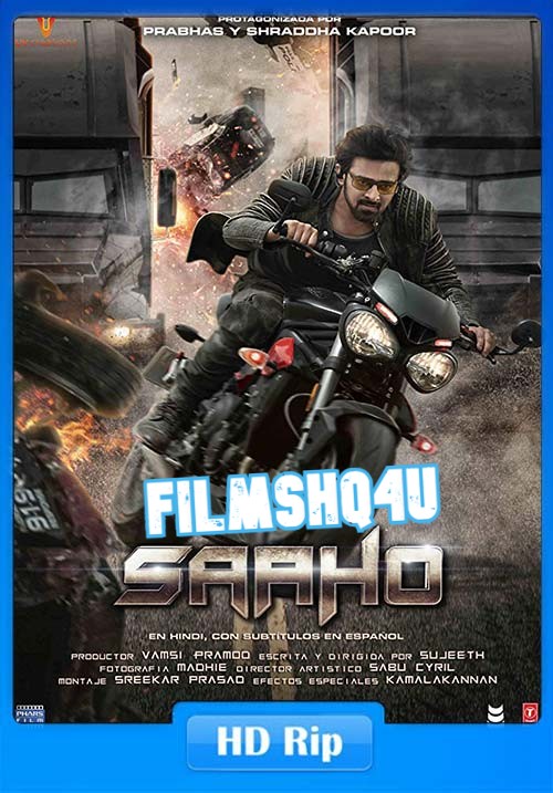 Saaho 2019 Hindi 720p HDRip ESub x264 |1.3GB