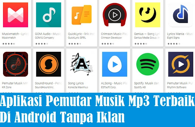 Rekomendasi Aplikasi Pemutar Musik Mp3 Terbaik Di Android Tanpa Iklan