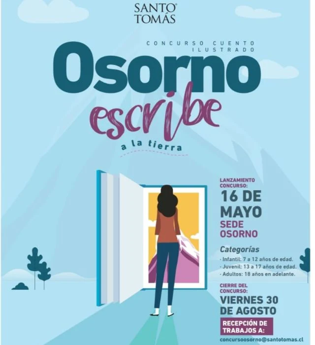 Santo Tomás lanza concurso de cuento ilustrado “Osorno escribe a la tierra"