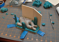 dead gnome pen holder mold making