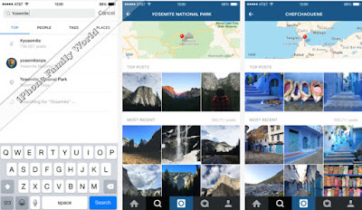 Instagram improves Search | iPhone Family World | iPhone Family