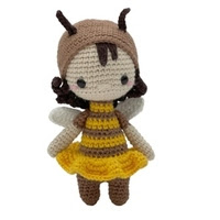 muñequita abeja amigurumi