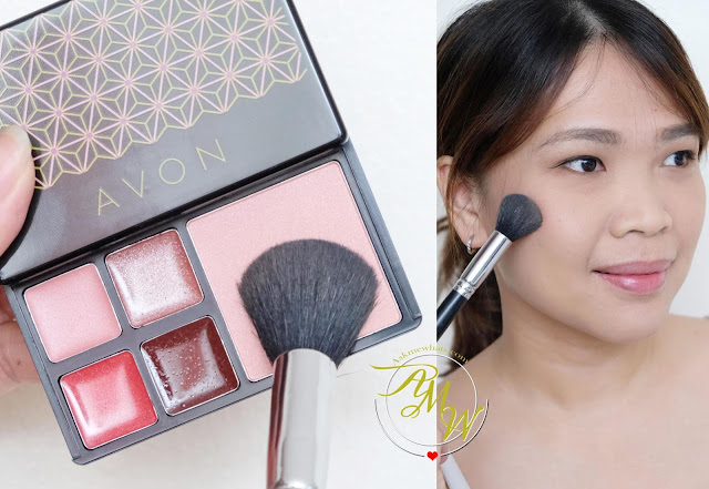 a photo of Avon True Color Stellar Celebration Makeup to go Palette review and look by Nikki Tiu of www.askmewhats.com