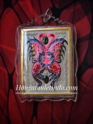 Jual Thailand Amulet King of Butterfly Blessing Kruba Krissana Wat Arsom