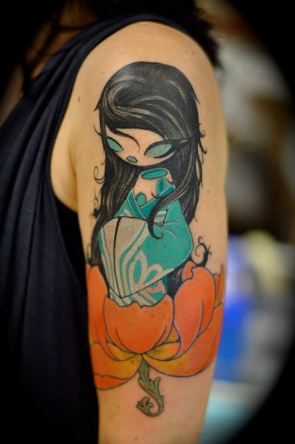 geisha tattoo for men