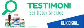  Testimoni Set Detox Shaklee