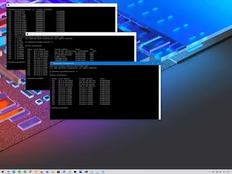 Windows 10'da netstat komutu nasıl kullanılır?