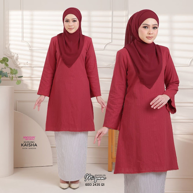 BAJU COLLECTIONS, BAJU KURUNG, BAJU KURUNG COTTON, BAJU KURUNG LACE, LACE BAJU KURUNG, BAJU KURUNG ANGGUN, BAJU RAYA