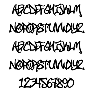 graffiti letter a-z,Graffiti Fonts