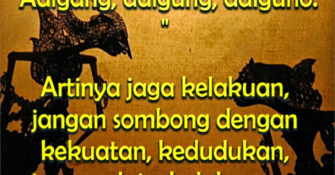  Kata Kata Motivasi Jawa Kata Kata SMS