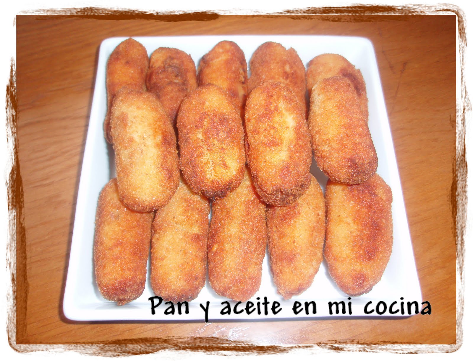 CROQUETAS DE POLLO CON CREMA DE CHAMPIÑONES (THERMOMIX)