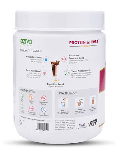 Best Whey Protein : Oziva Protein & Herbs For Women Whey Protein Shake With Ayurvedic Herbs