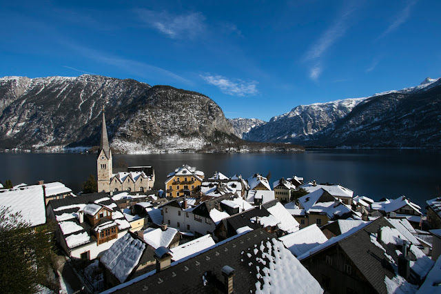 Hallstatt vista dal parcheggio