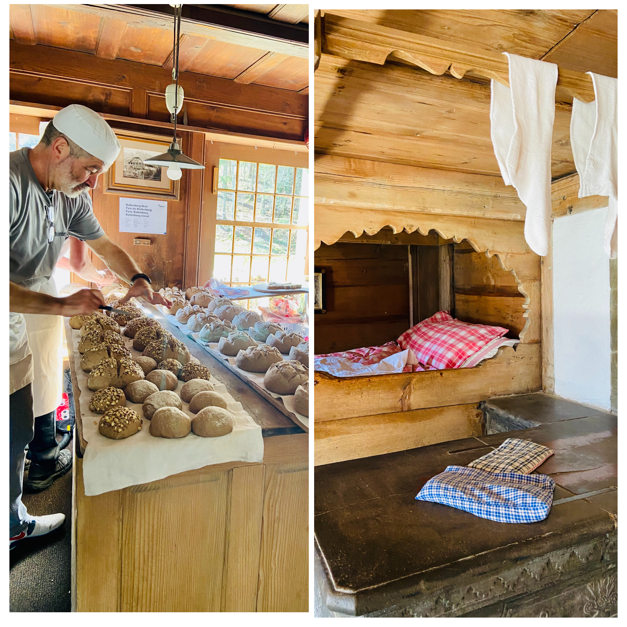 παραδοσιακό ψωμί φούρνος σπίτια χωριό brienz bellenberg