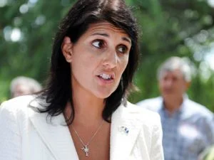 l'ambassadrice américaine à l'ONU, Nikki Haley