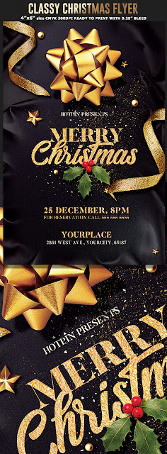  Christmas Invitation | Psd Flyer