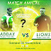 Addax RC vs Lions RC: Rencontre amicale reportée à une date ultérieure