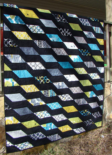 Rockslide quilt pattern by Slice of Pi Quilts