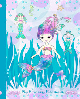 My Princess Mermaid Graph Paper Notebook for Children Kids Girls & Teens. Composition Book for School & College. Notebook for Math & Science. Letter size
