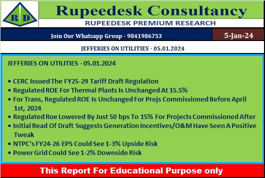 JEFFERIES ON UTILITIES - 05.01.2024