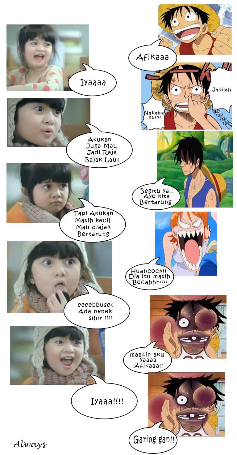 Foto Foto Lucu One Piece DP BBM Lucu