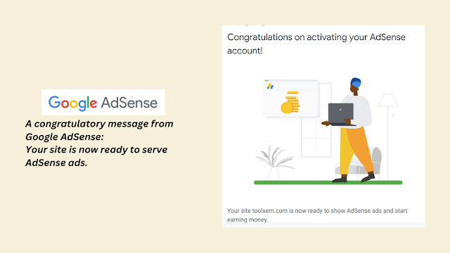 A-congratulatory-message-from-Google-AdSense