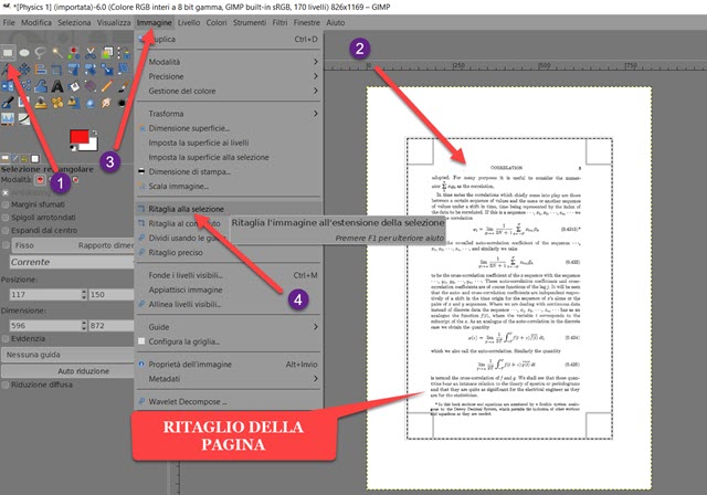 ritagliare-pdf-gimp