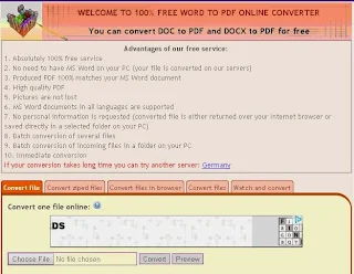 Convert Online PDF converter Word to PDF
