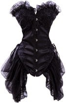 <br />Lucea Women's Wingler Vintage Mesh Princess Elegant Boned Gothic Bustier Corset