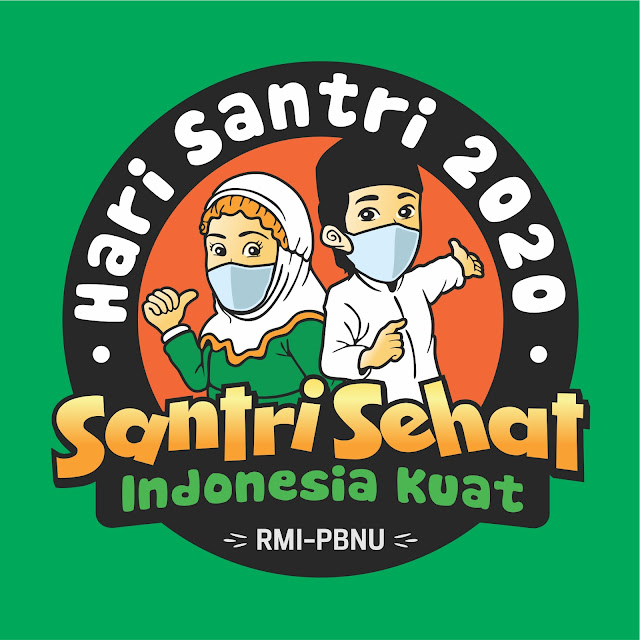 logo hari santri 2020