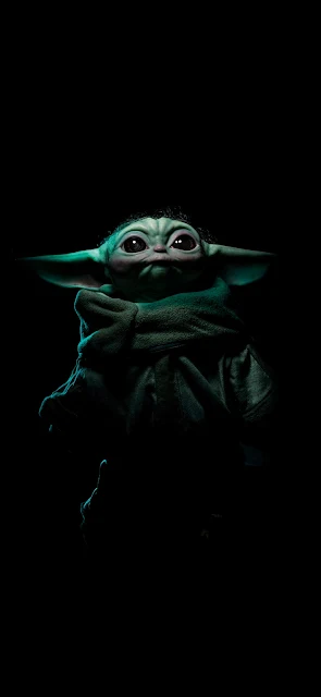 COOL BABY YODA WALLPAPER FOR IPHONE