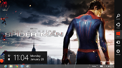  The Amazing Spider Man 4 Theme For Windows 8