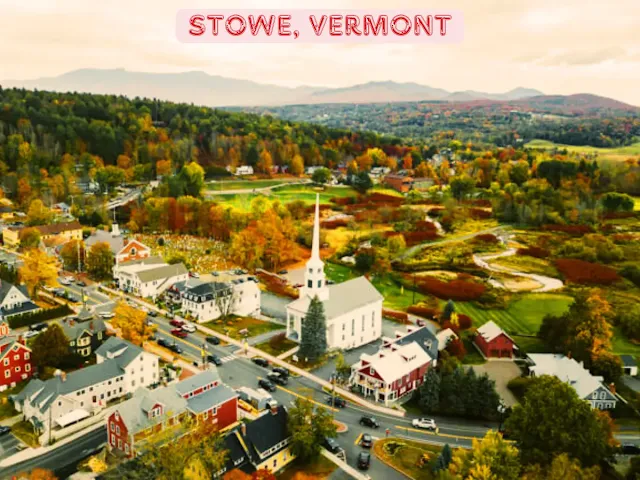 A photo of the Stowe, Vermont
