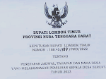 Resmi! Pilkades Serentak Tahun 2023 di Lombok Timur Akan Digelar 15 Maret Mendatang
