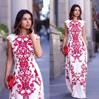 Maxi vestido branco tendencia da estação 2015