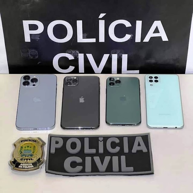 Celulares com restrição criminal em Teresina são recuperados pela polícia em Buriti dos Lopes