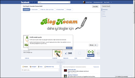 Facebook Sayfalar İçin Zaman Tüneli 