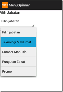 Dynamic List of Spinner from SQLite DB–Android