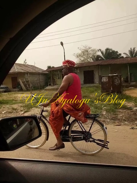 House Of Reps Member, Ederin Loveth Ididi Pictured Due To Fuel Scarcity (Photo)